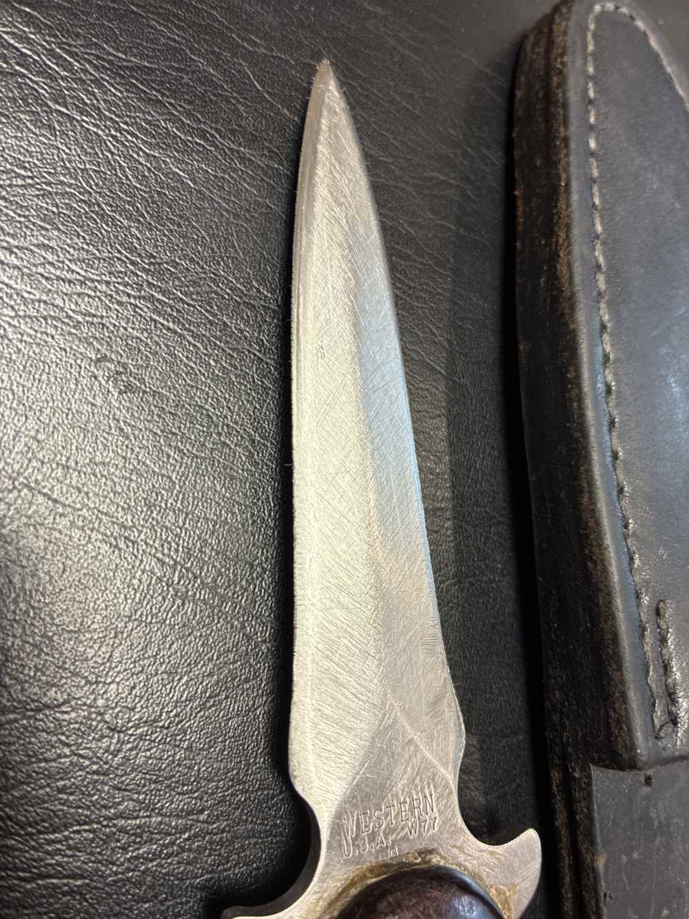 Western USA W77 Boot Knife w/sheath-img-3