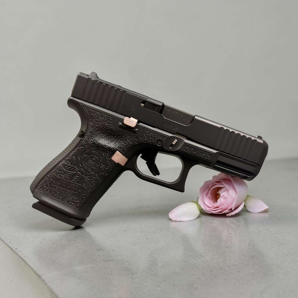 GLOCK 19 V Optic Ready 9mm Shark Coast Tactical Black Rose-img-0