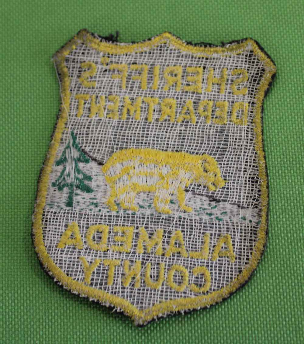 Vintage Alameda Co Calif Special Deputy Sheriff BADGE & SHERIFF'S PATCH-img-6