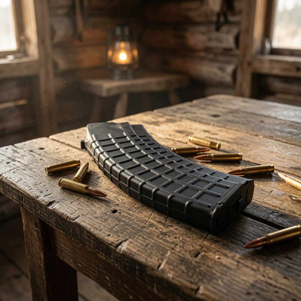 Arsenal Circle 10 7.62x39mm Black Polymer 30 Round Magazine-img-0