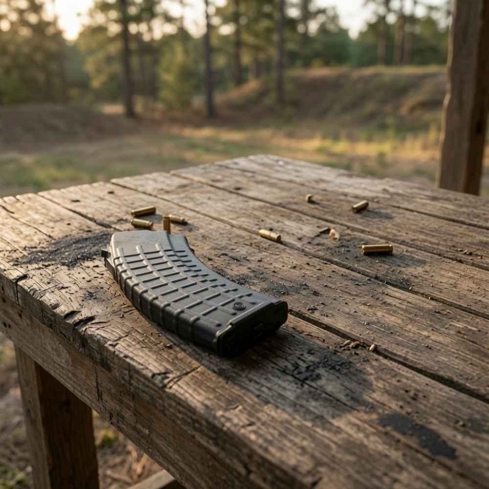 Arsenal Circle 10 7.62x39mm Black Polymer 30 Round Magazine-img-2