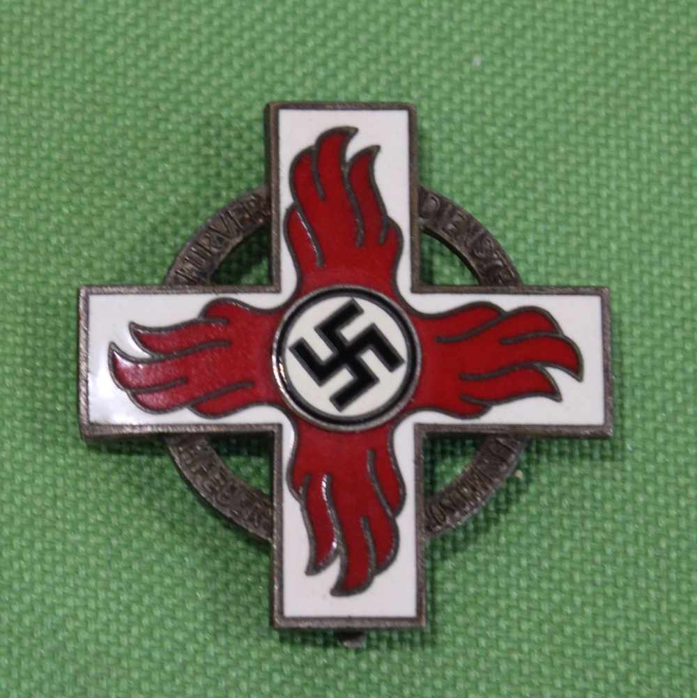 German WWII 1st Class Fire Brigade Decoration WHH-img-0