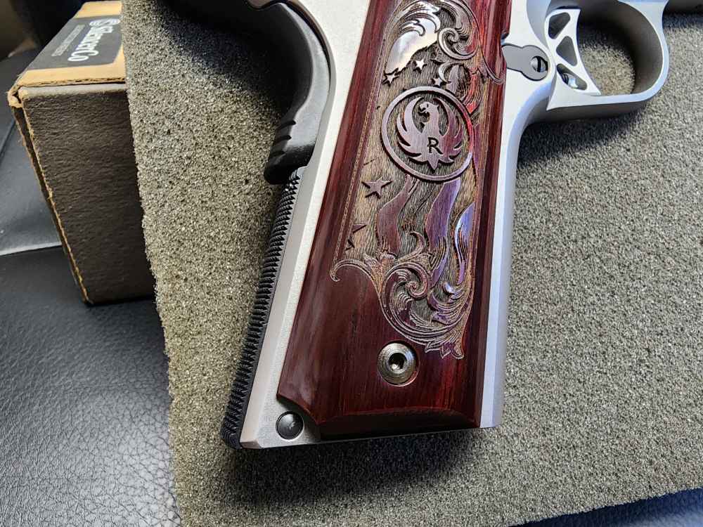 PICS NEW RUGER SR1911 45 5" USA 250TH ANNIVERSARY ENGRAVED 1776 LIMITED 250-img-6