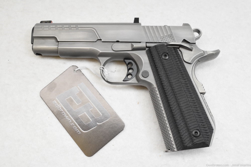Ed Brown FX2 Stainless 45ACP Optics Cut New 4.25"-img-2