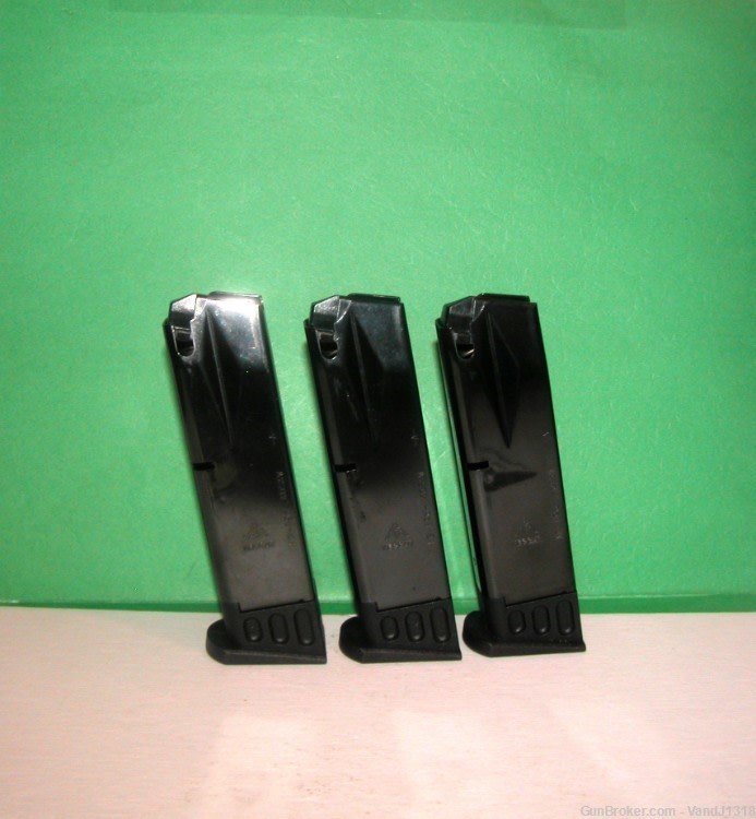 3 Beretta 96 10rd .40 S&W Mec Gar Magazines -img-0