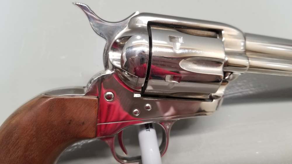 1977 3rd Gen Colt Single Action Army .45lc 7.5" Nickel W/Display Case WOW! -img-27