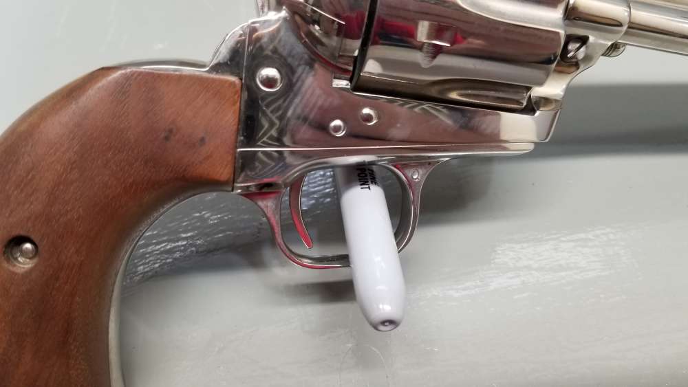 1977 3rd Gen Colt Single Action Army .45lc 7.5" Nickel W/Display Case WOW! -img-26