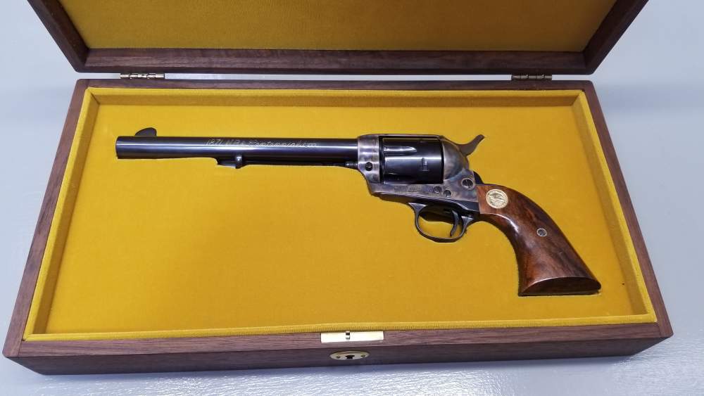 NRA Centennial Colt Single Action Army .45lc 7.5" 6-Shot W/Display Case WOW-img-42