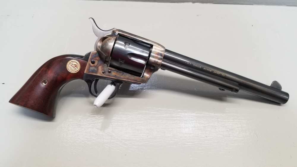 NRA Centennial Colt Single Action Army .45lc 7.5" 6-Shot W/Display Case WOW-img-24