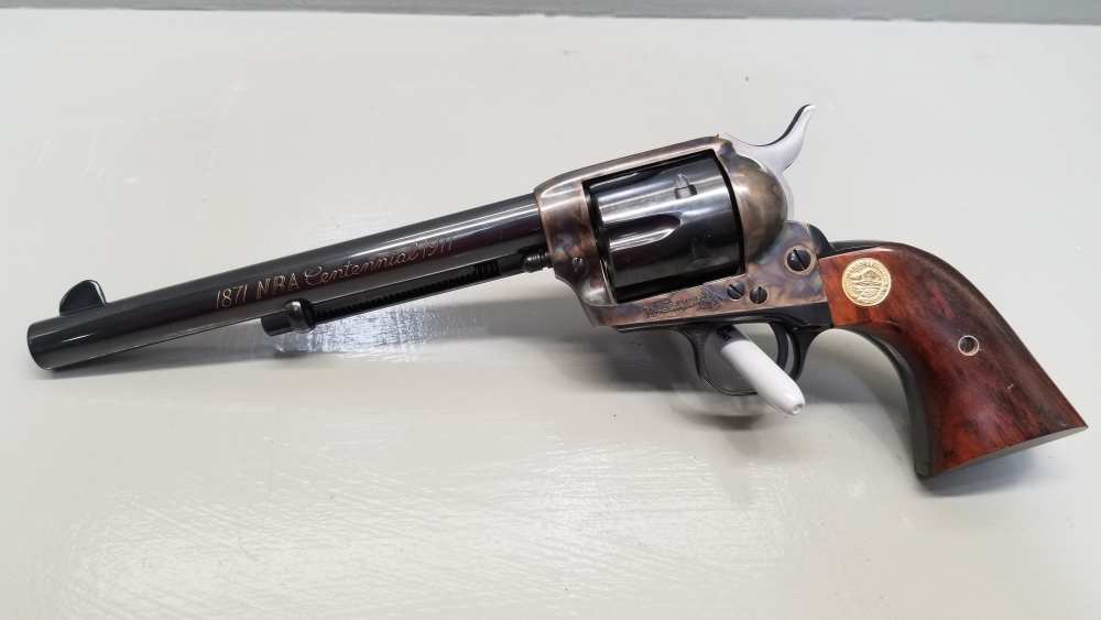 NRA Centennial Colt Single Action Army .45lc 7.5" 6-Shot W/Display Case WOW-img-2