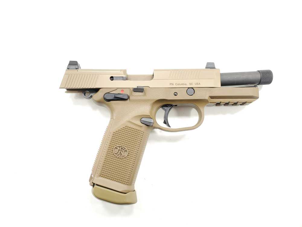 FNH FNX-45 Tactical .45 ACP 5.3" Barrel x2(15) RD Mags, Factory Case-img-7