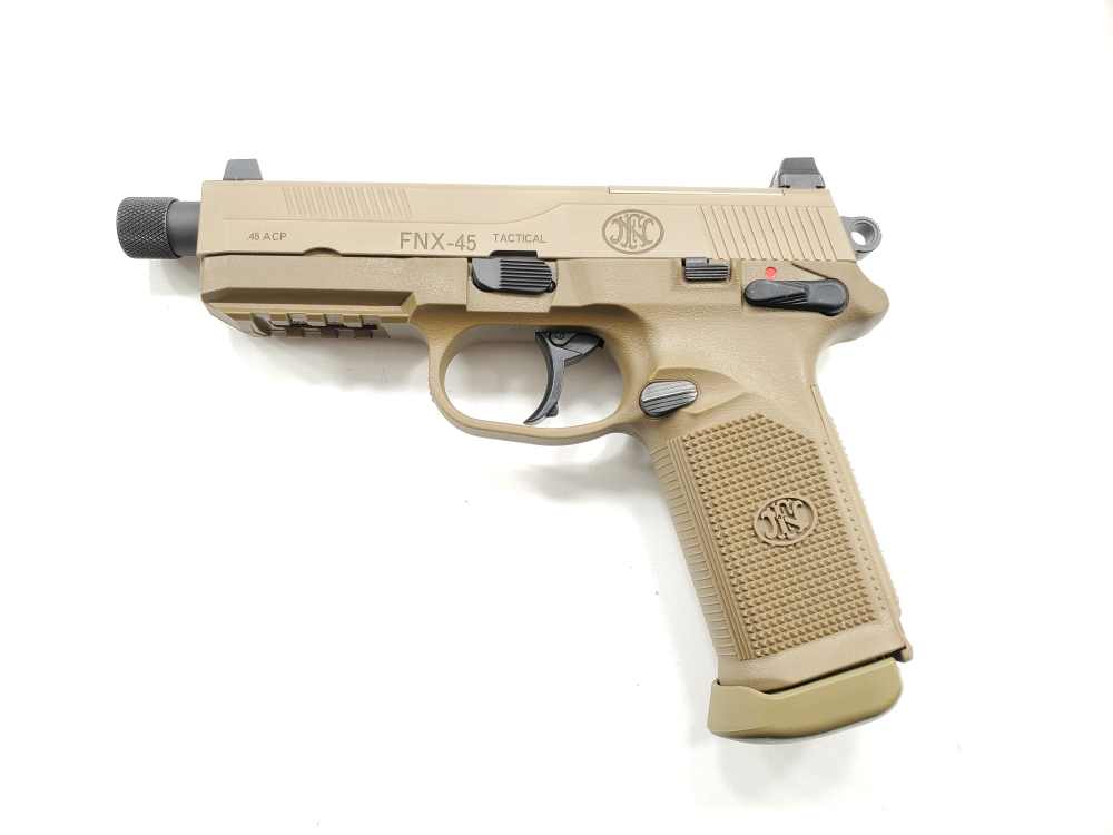 FNH FNX-45 Tactical .45 ACP 5.3" Barrel x2(15) RD Mags, Factory Case-img-6