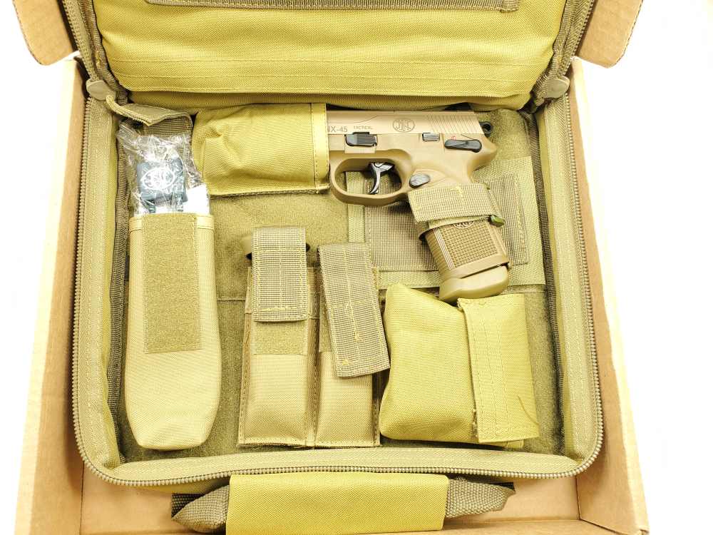 FNH FNX-45 Tactical .45 ACP 5.3" Barrel x2(15) RD Mags, Factory Case-img-3