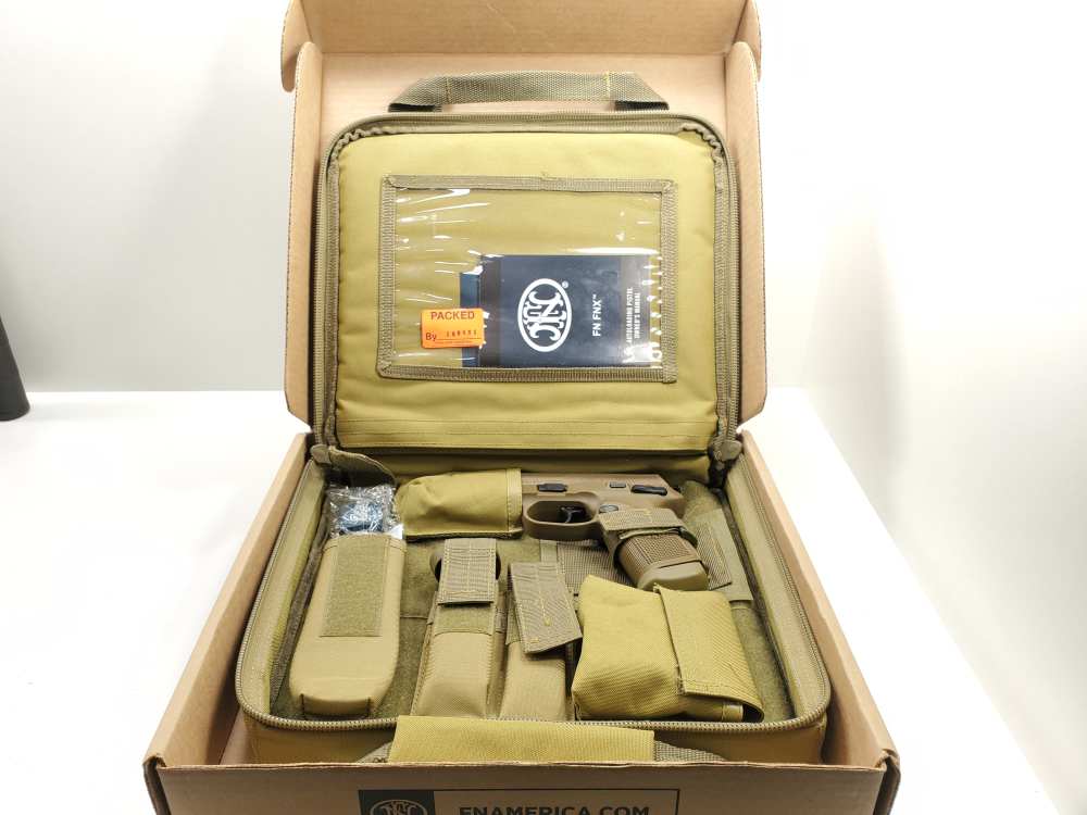 FNH FNX-45 Tactical .45 ACP 5.3" Barrel x2(15) RD Mags, Factory Case-img-2