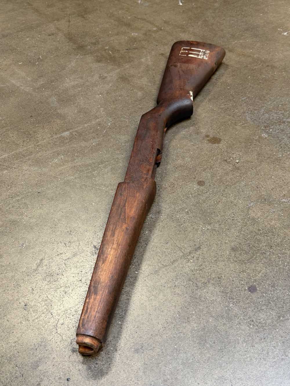 Korean M1 Garand Stock With Korean Markings!-img-1