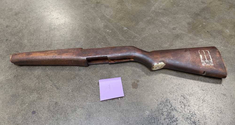 Korean M1 Garand Stock With Korean Markings!-img-0