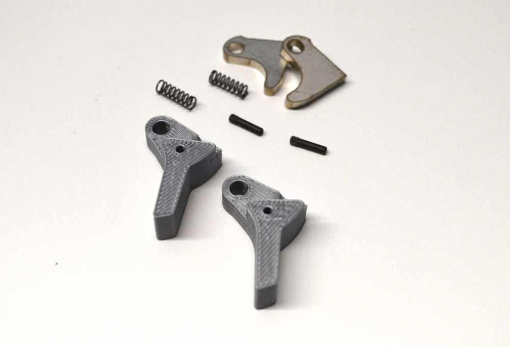 Glock FRT Forced Reset Trigger set - Version 2 w/ Spring (SILVER COLOR)-img-0