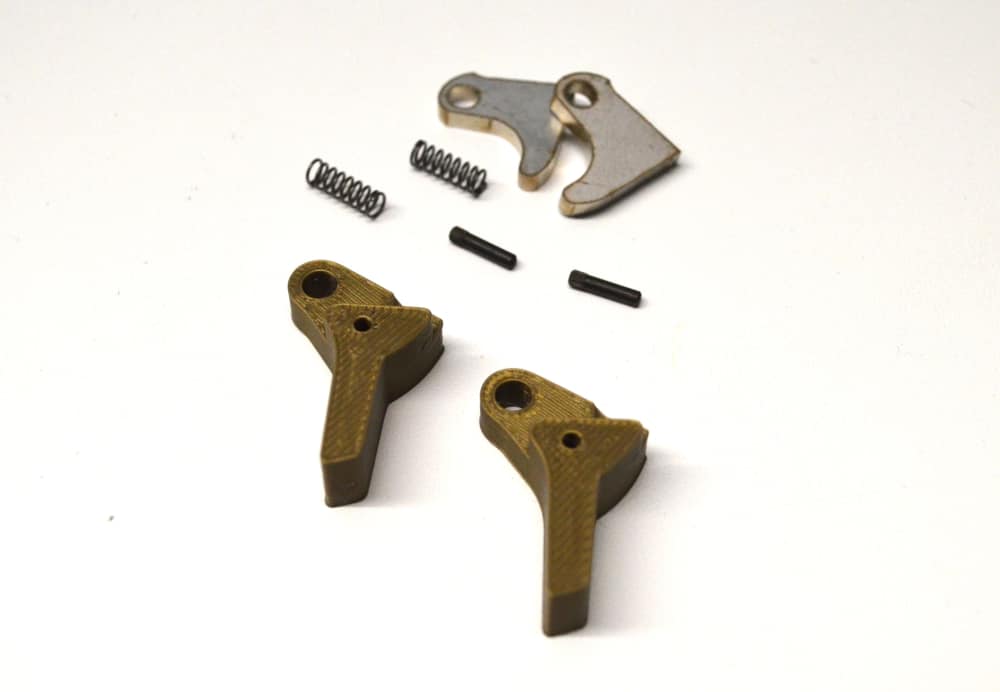 Glock FRT Forced Reset Trigger set - Version 2 w/ Spring (BRONZE COLOR)-img-0