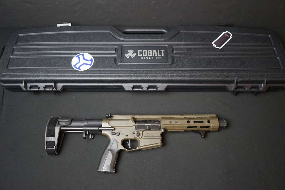 Cobalt Kinetics BAMF, 5.56, SBR 7", Green, Case, 2 mags-img-0