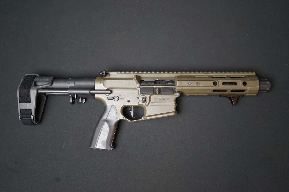 Cobalt Kinetics BAMF, 5.56, SBR 7", Green, Case, 2 mags-img-1