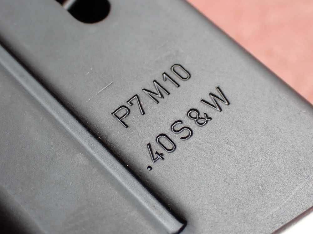 HECKLER & KOCH HK P7-M10 FACTORY .40S&W PISTOL MAGAZINE w/ NICKEL BASE-img-31
