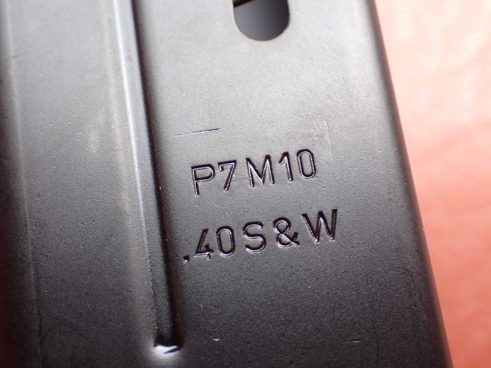 HECKLER & KOCH HK P7-M10 FACTORY .40S&W PISTOL MAGAZINE w/ NICKEL BASE-img-29