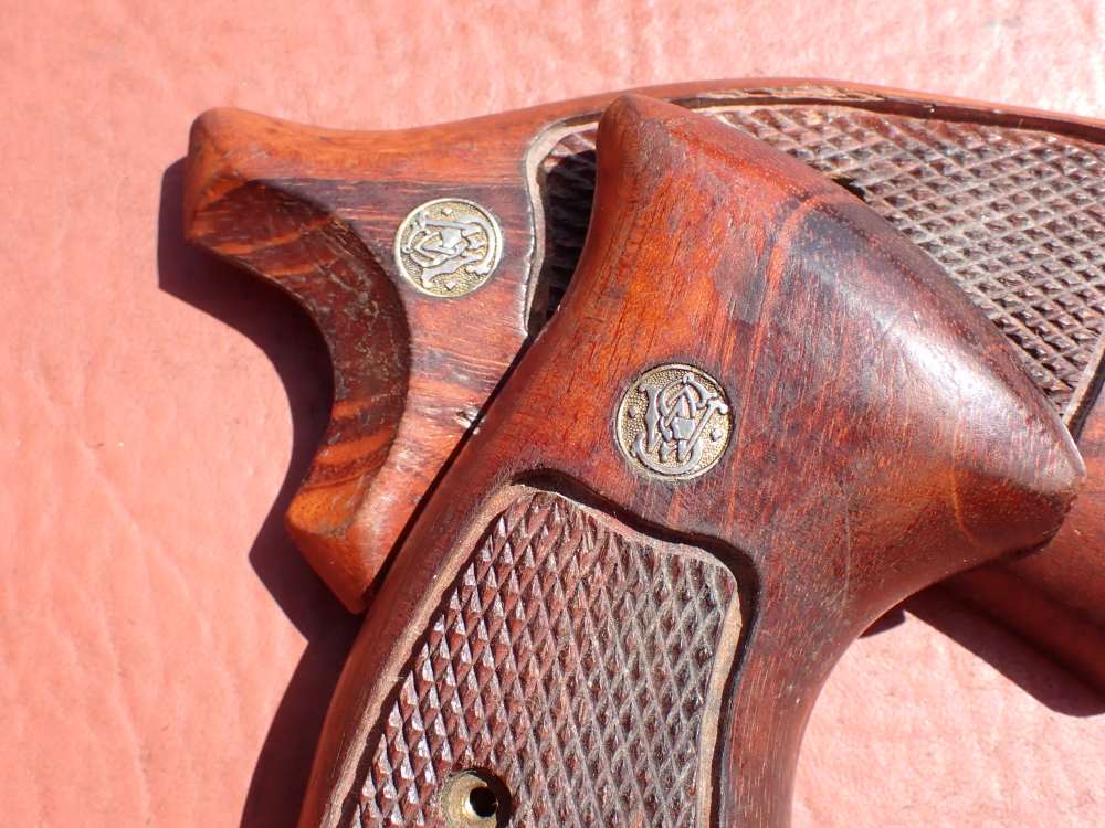 SMITH & WESSON MODEL K FRAME SQUARE BUTT TARGET GRIPS WITH SCREW-img-22
