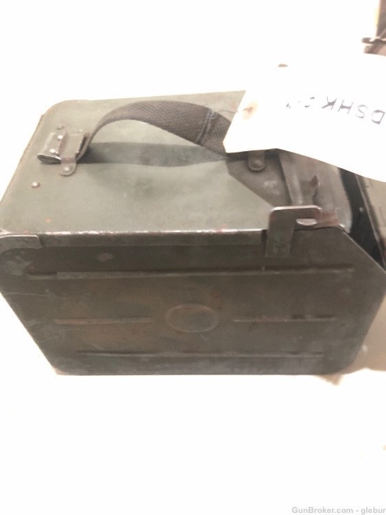 Russian Dshk Machine Gun 12.7 Mm Ammo Chest Mounts  -img-0