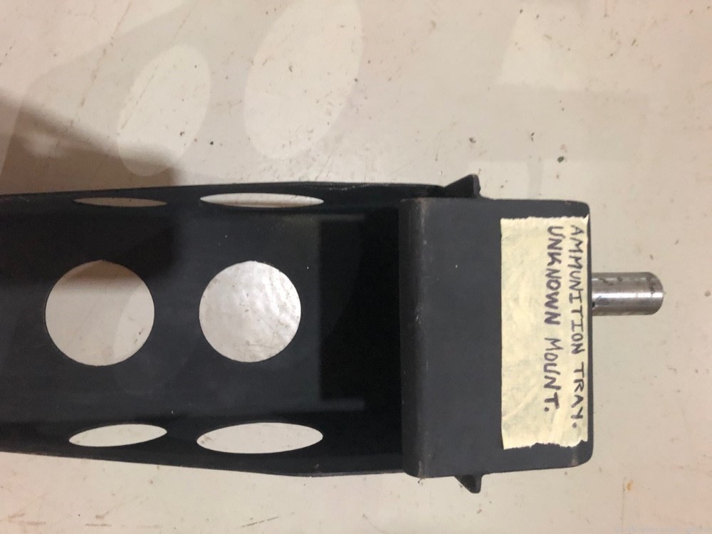 Ammunition Tray Unknown Mount. Very Good Condition  -img-0