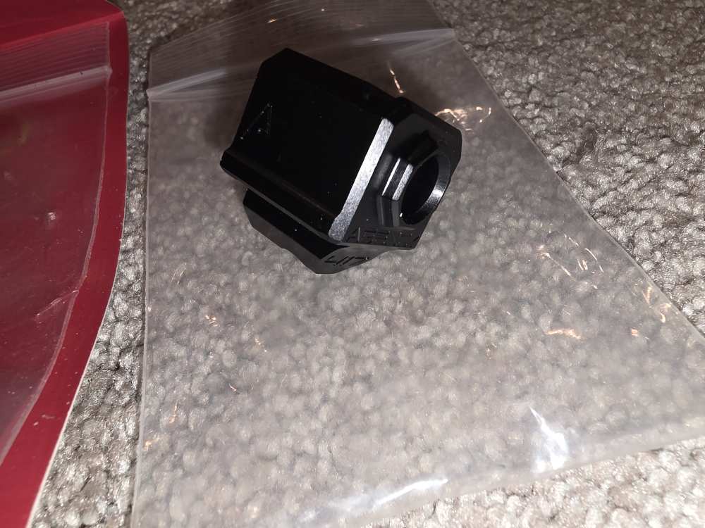 Glock19 compensator Gen 3, Agency Arms.  New, Threaded.-img-1