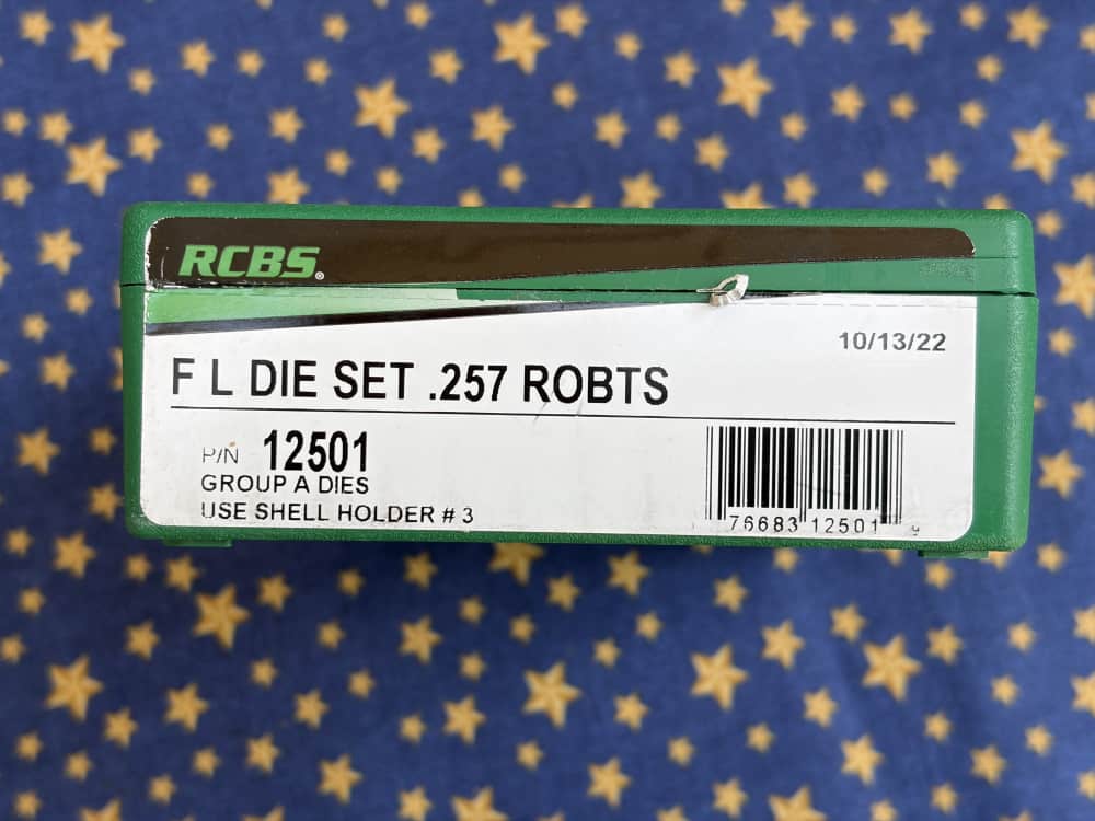 RCBS .257 Roberts  two-die set with Bonus Shell Holder-img-0