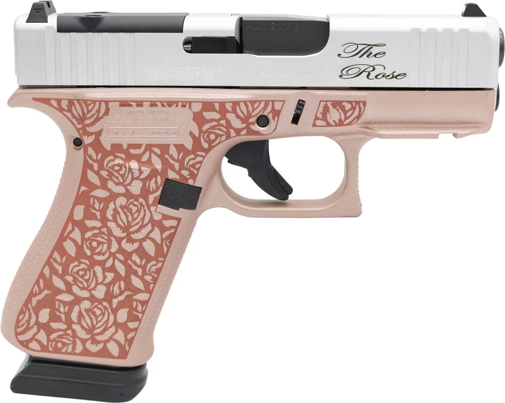 Glock 43x MOS ORC Rose 15 Round Pink Optic Ready Custom NeW HoT NR -img-0