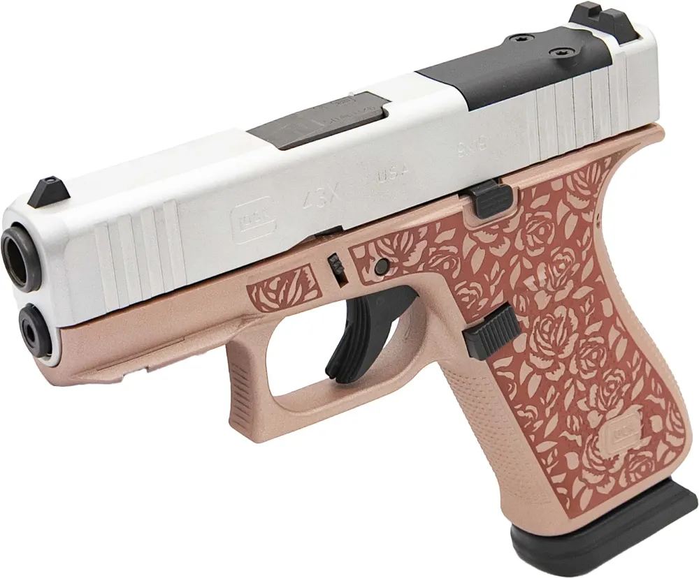 Glock 43x MOS ORC Rose 15 Round Pink Optic Ready Custom NeW HoT NR -img-2