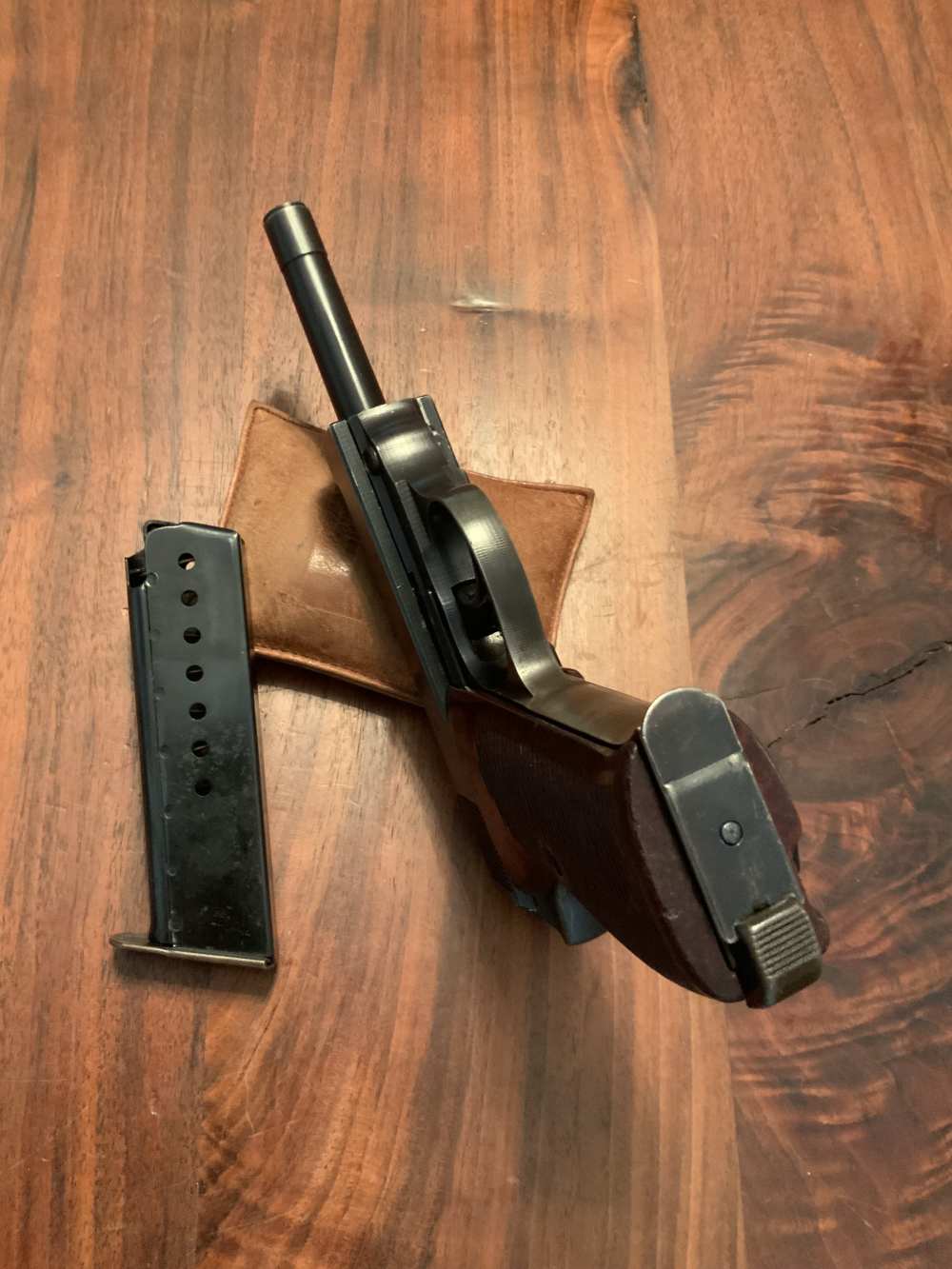Walther P38 WW2 German AC44 9mm Pistol Wa359 Holster 2 Mags Matching -img-6