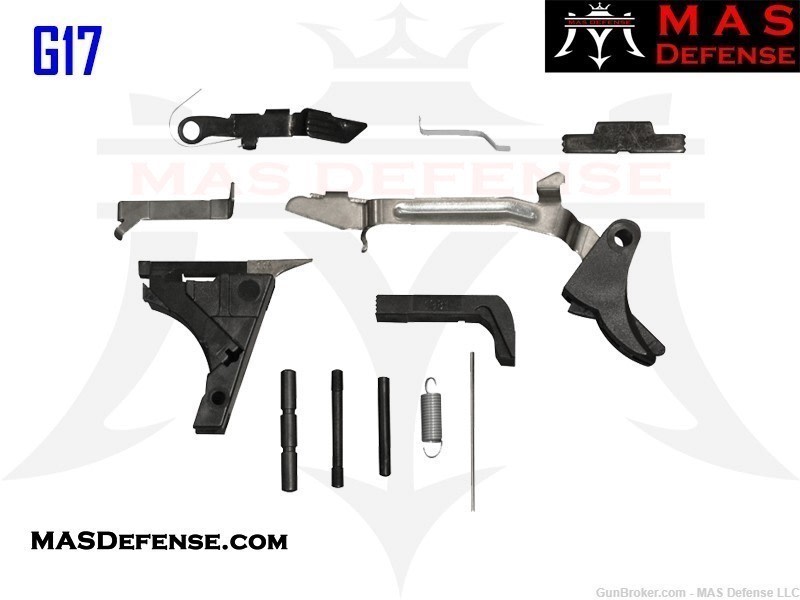 MAS DEFENSE 9MM GLOCK 17 GEN 1-3 FITMENT FRAME PARTS KIT-img-0