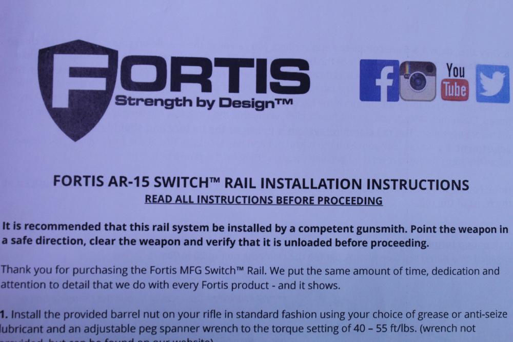 Fortis AR-15 Switch Rail-img-1