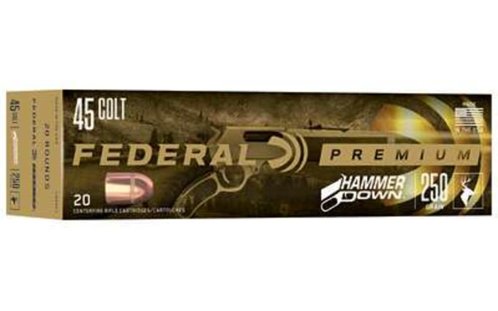 Federal LG45C1 Premium HammerDown 45 Colt (LC) 250 gr Bonded Hollow Point -img-0