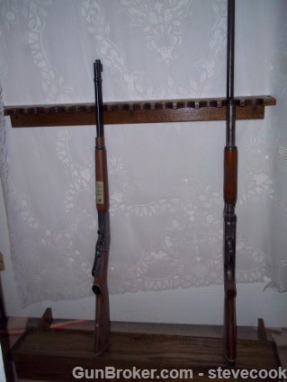 36” Closet Rack & Butt Rest–Walnut/Natural Finish-img-3