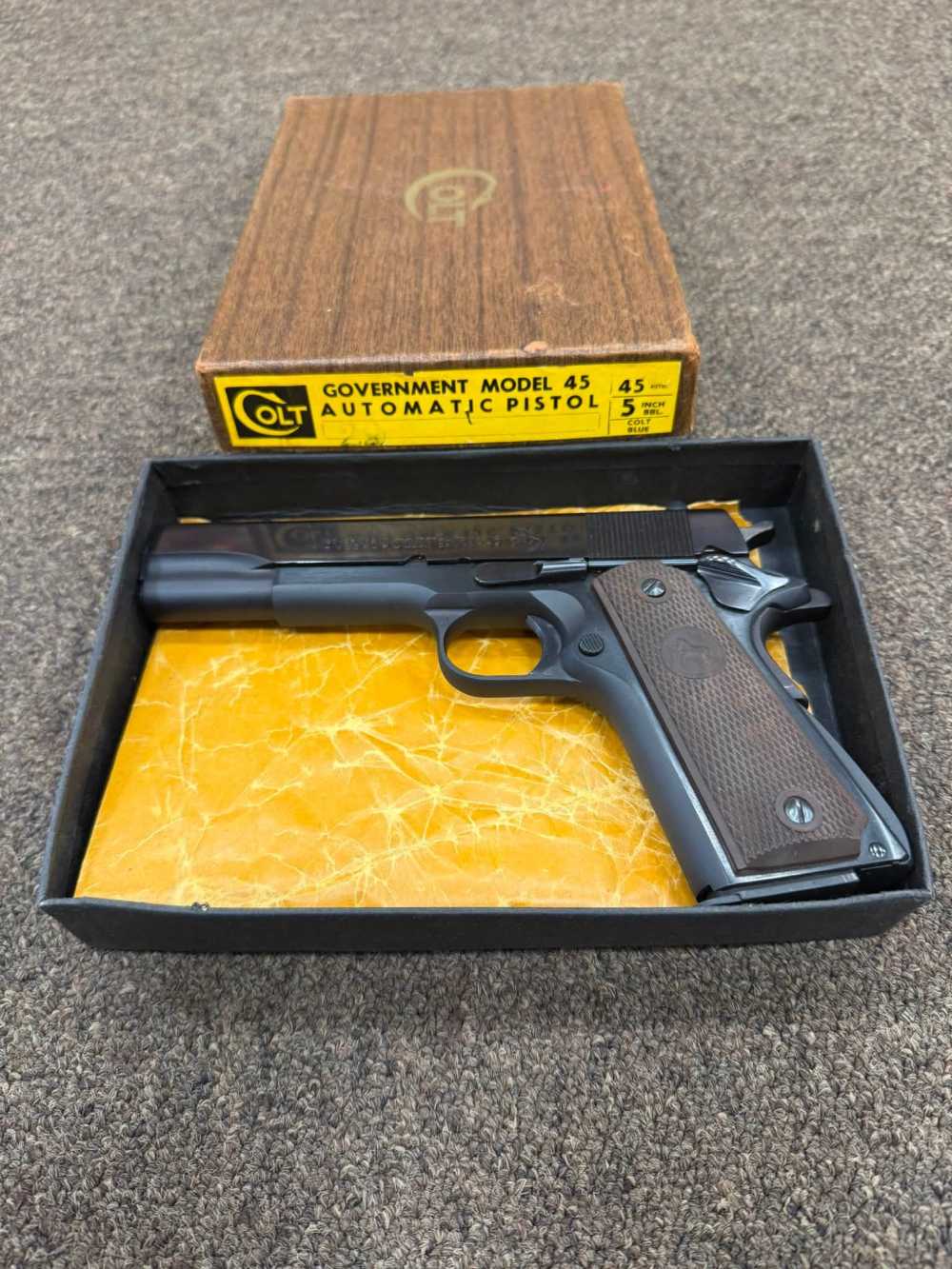 New In Box 1968 C Model Colt Government 1911 .45 ACP 5"-img-2