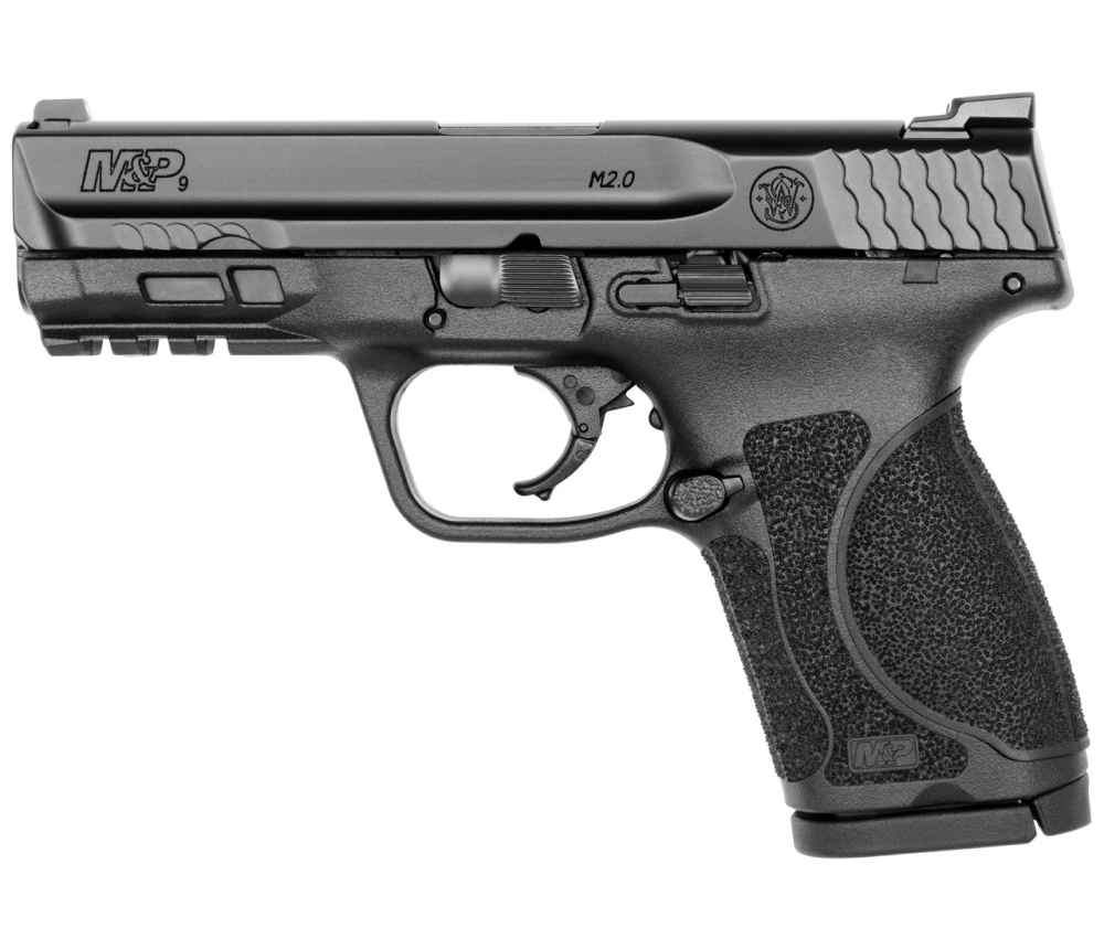 Smith & Wesson M&P9 M2.0 Compact 4" Barrel 15 Rd. No Thumb Safety - 11683 -img-1