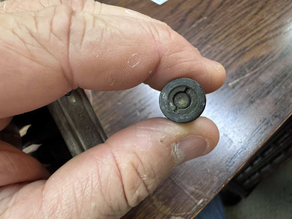 Original World War II Hoffer Thompson .22 adapter cartridges on strippers-img-2