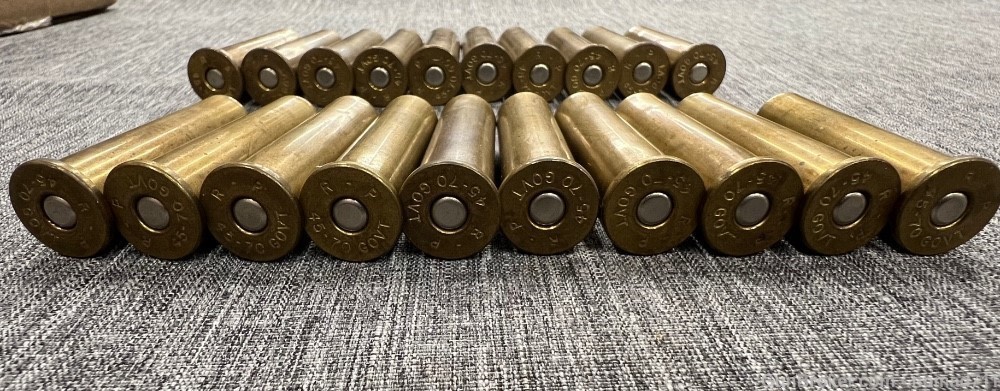 45-60 Win Formed from 45-70 Brass, Remington Head stamp 20ct-img-1