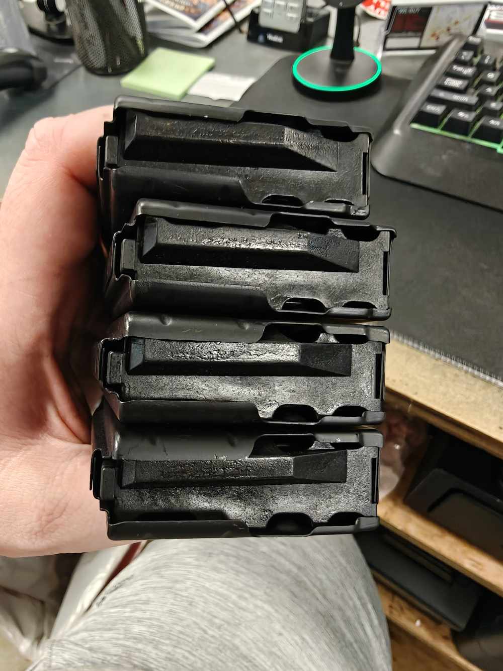 Lot of 4 DuraMag 20 28rd 7.62x39mm for AR-15 Black Mags Magazines-img-6