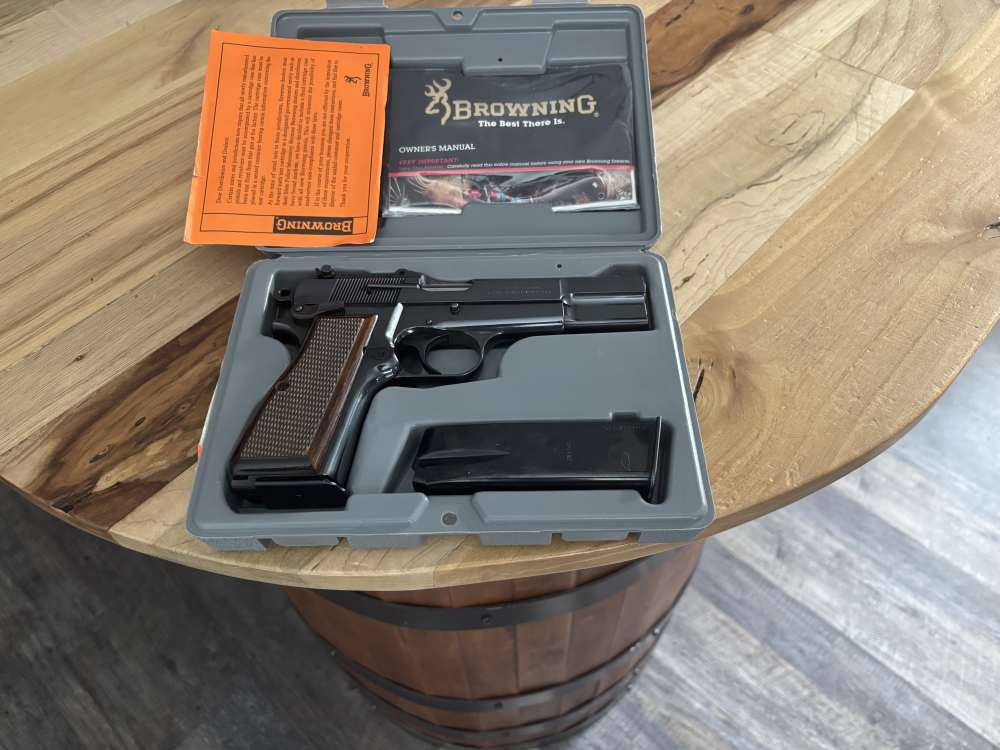 1994 Browning Hi Power CAPITAN 9mm semi auto pistol LNIB scarce BELGIUM 9  -img-0