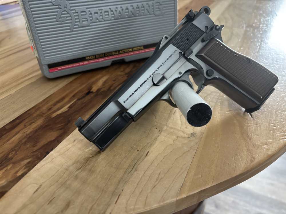 1994 Browning Hi Power CAPITAN 9mm semi auto pistol LNIB scarce BELGIUM 9  -img-4