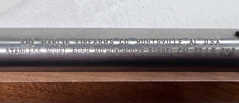 MARLIN MODEL 60SB 22LR Stainless Steel Semi Auto Rifle-img-1