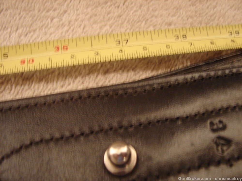 S.D. MYRES OF EL PASO TEX FULL DUTY BELT K FRAME 4" VINTAGE AND RARE-img-14