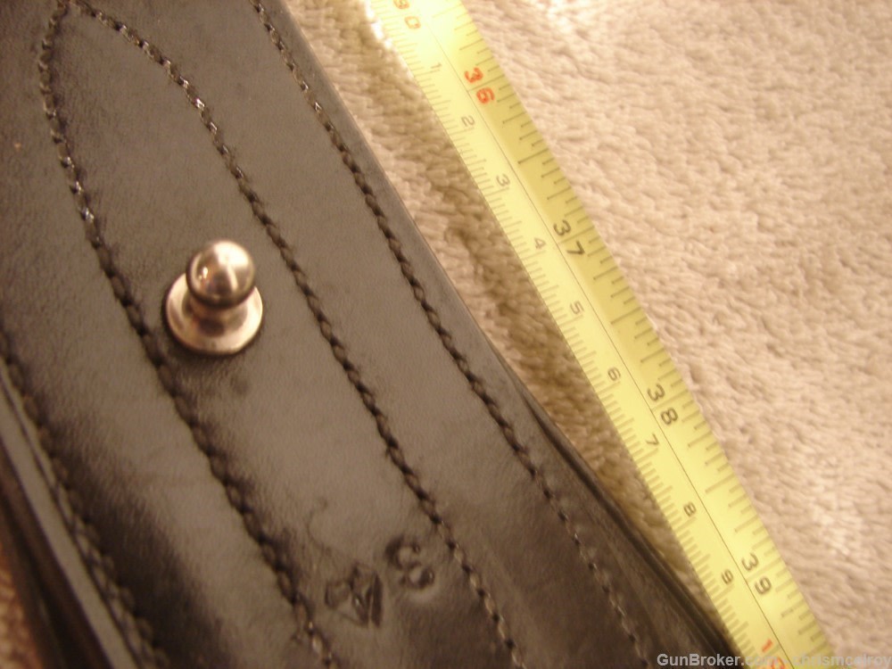 S.D. MYRES OF EL PASO TEX FULL DUTY BELT K FRAME 4" VINTAGE AND RARE-img-15