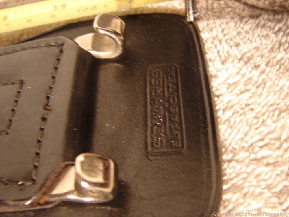 S.D. MYRES OF EL PASO TEX FULL DUTY BELT K FRAME 4" VINTAGE AND RARE-img-16