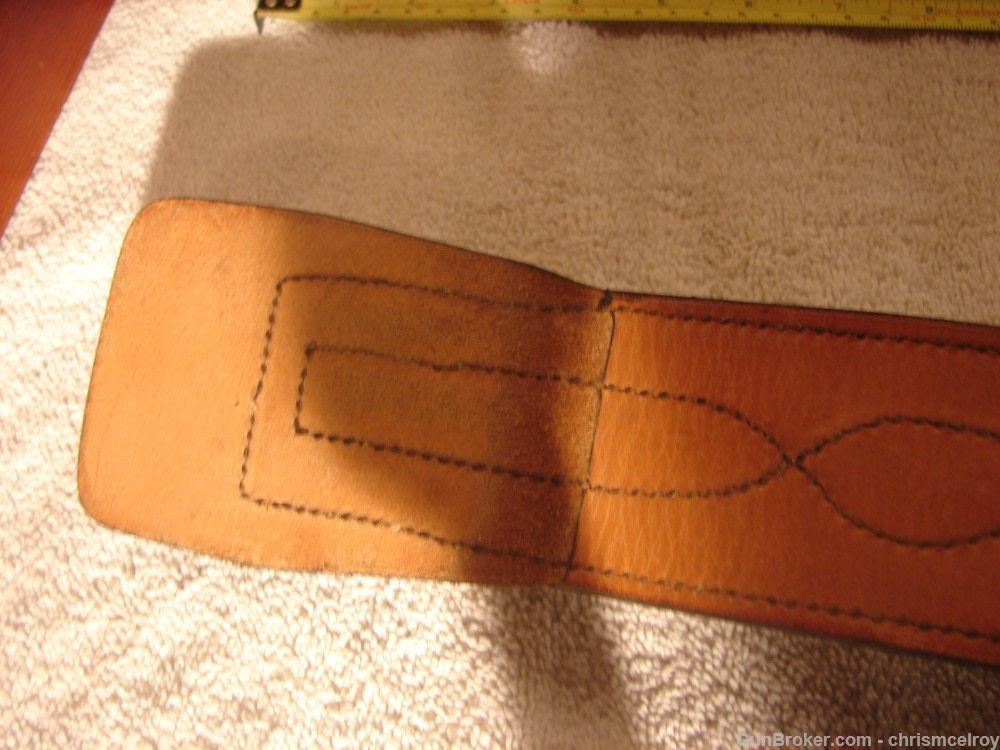 S.D. MYRES OF EL PASO TEX FULL DUTY BELT K FRAME 4" VINTAGE AND RARE-img-31